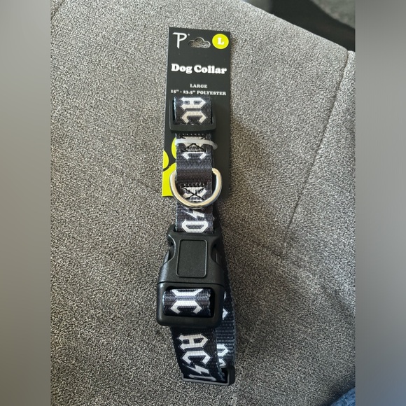 ACDC Size Large Dog Collar 15”-23.5” NWT - Picture 1 of 6